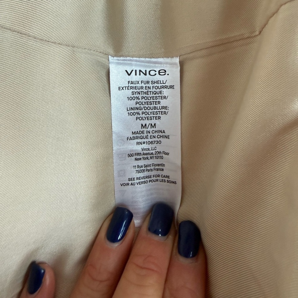 NWT - Vince Teddy Shearling Jacket - Picture 14 of 14